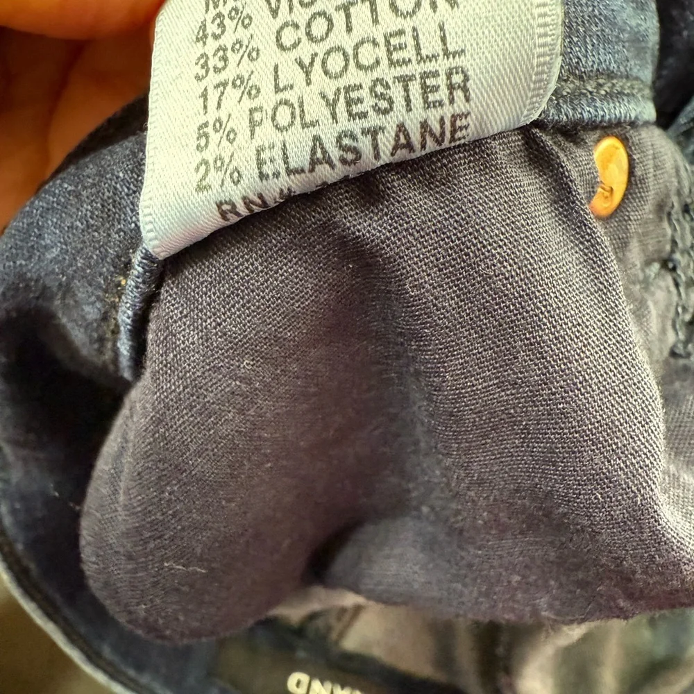 J BRAND women's navy blue jeans size 27 high waist